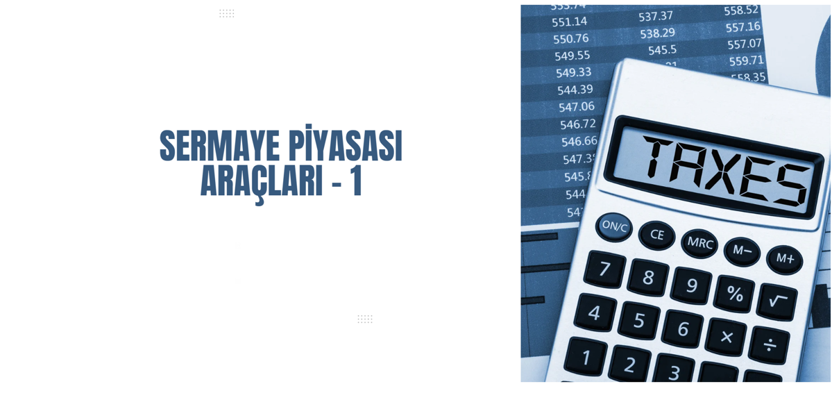 SERMAYE PİYASASI ARAÇLARI - 1